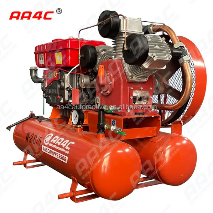 AA4C que intercambia la fuente de aire al aire libre diesel del taller de la bomba de aire del compresor de aire del pistón portátil de la minería AA-W2.8/5